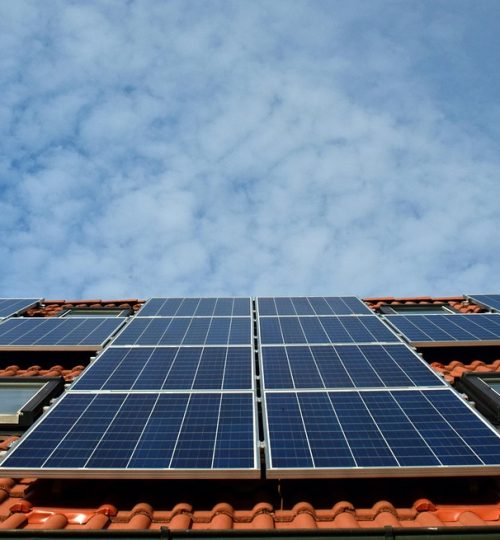 solar system, roof, power generation, solar power, solar cells, energy, electricity, house, solar energy, solar panel, energy transition, blue, renewable, housetop, technology, nature, environmentally friendly, electricity generation, heaven, clouds, sun, roof tiles, roof panels